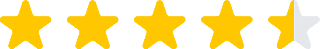 4.5/5 stars on Trustpilot